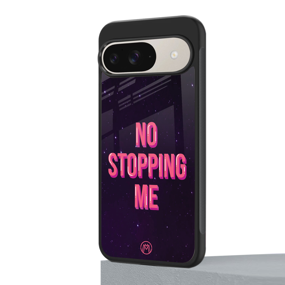 no stopping me back phone cover | glass case for google pixel 9
