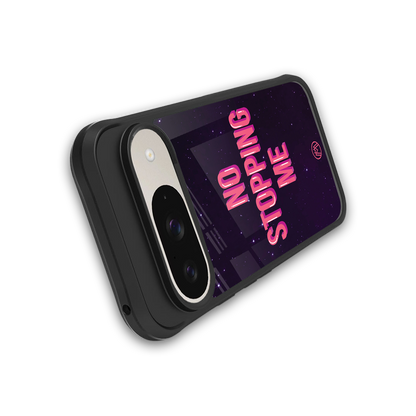 no stopping me back phone cover | glass case for google pixel 9
