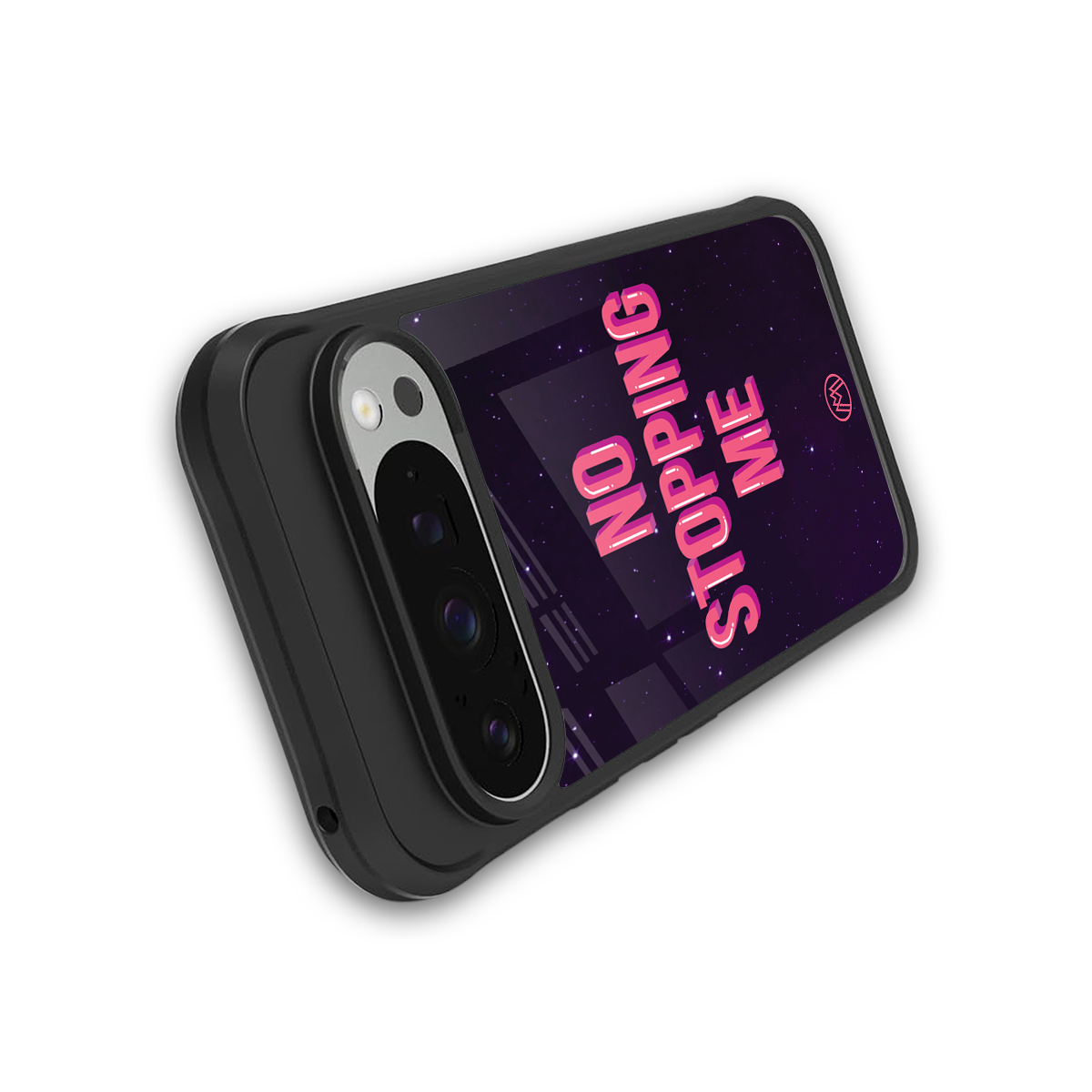 no stopping me back phone cover | glass case for google pixel 9 pro