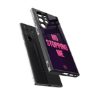 no stopping me back phone cover | glass case for samsung galaxy s23 ultra