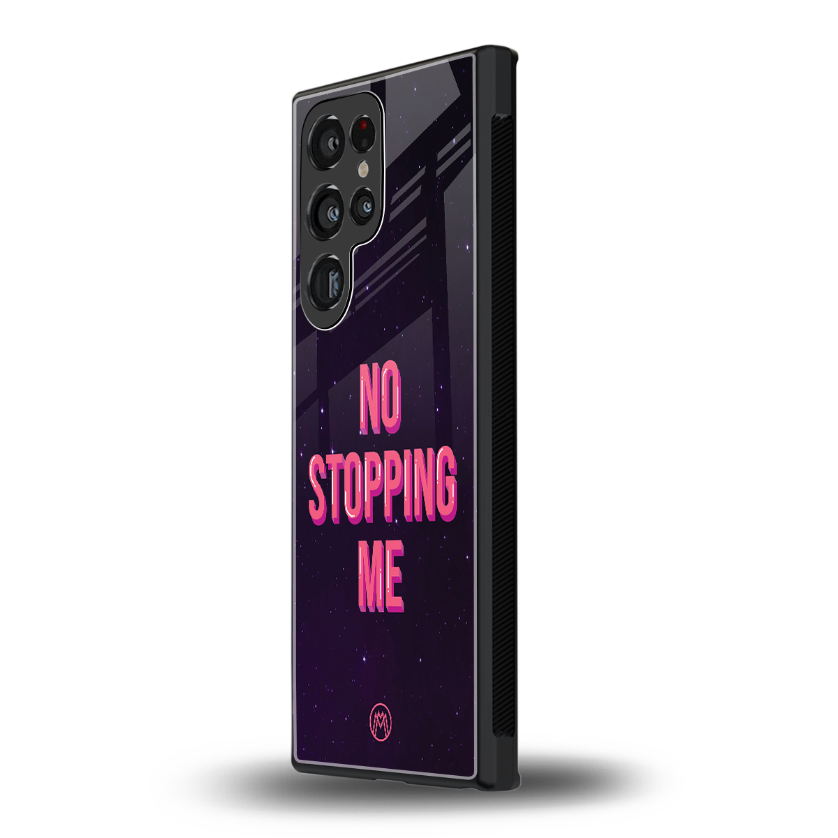 no stopping me back phone cover | glass case for samsung galaxy s23 ultra