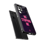 no stopping me back phone cover | glass case for samsung galaxy s25 ultra