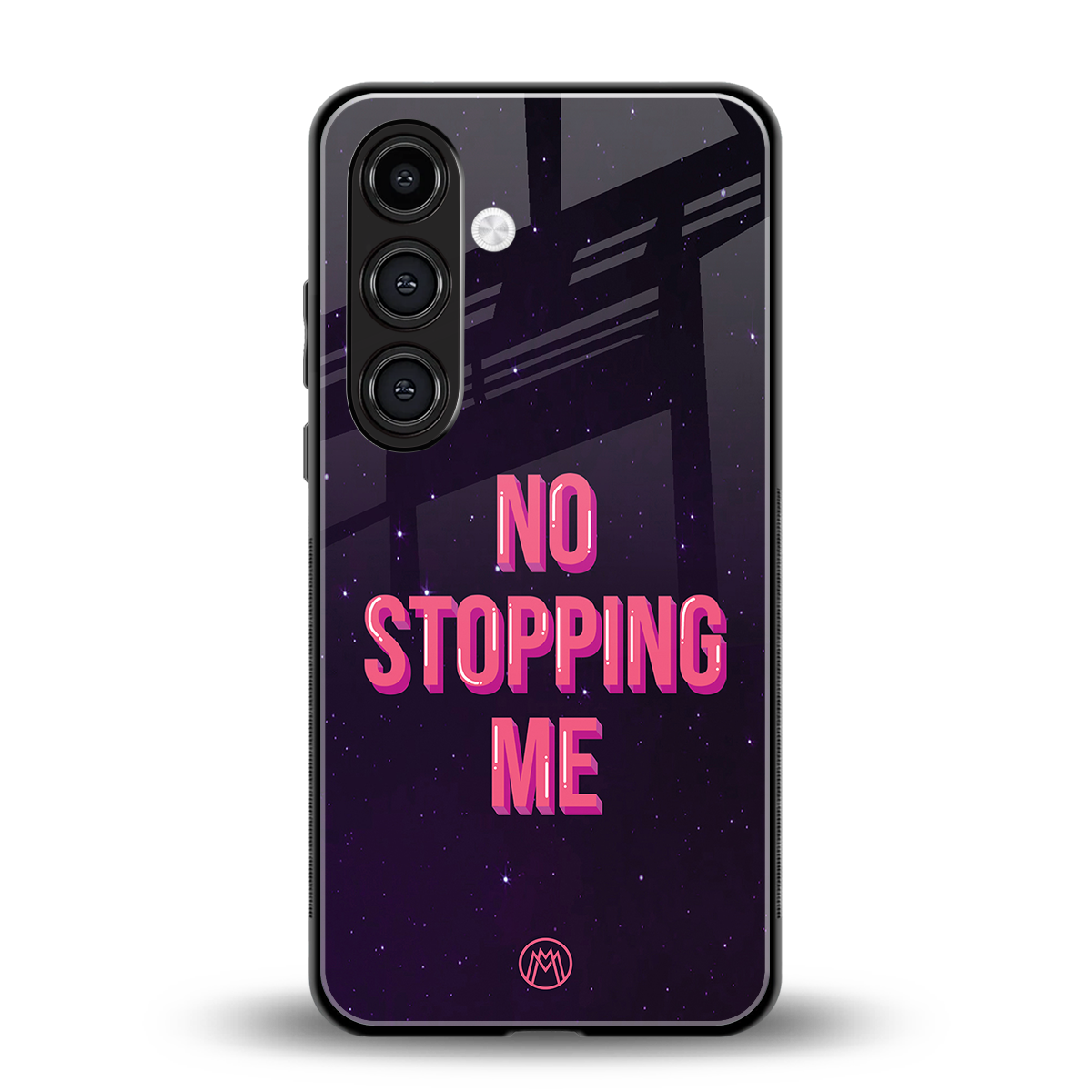 no stopping me back phone cover | glass case for samsung galaxy s24 fe