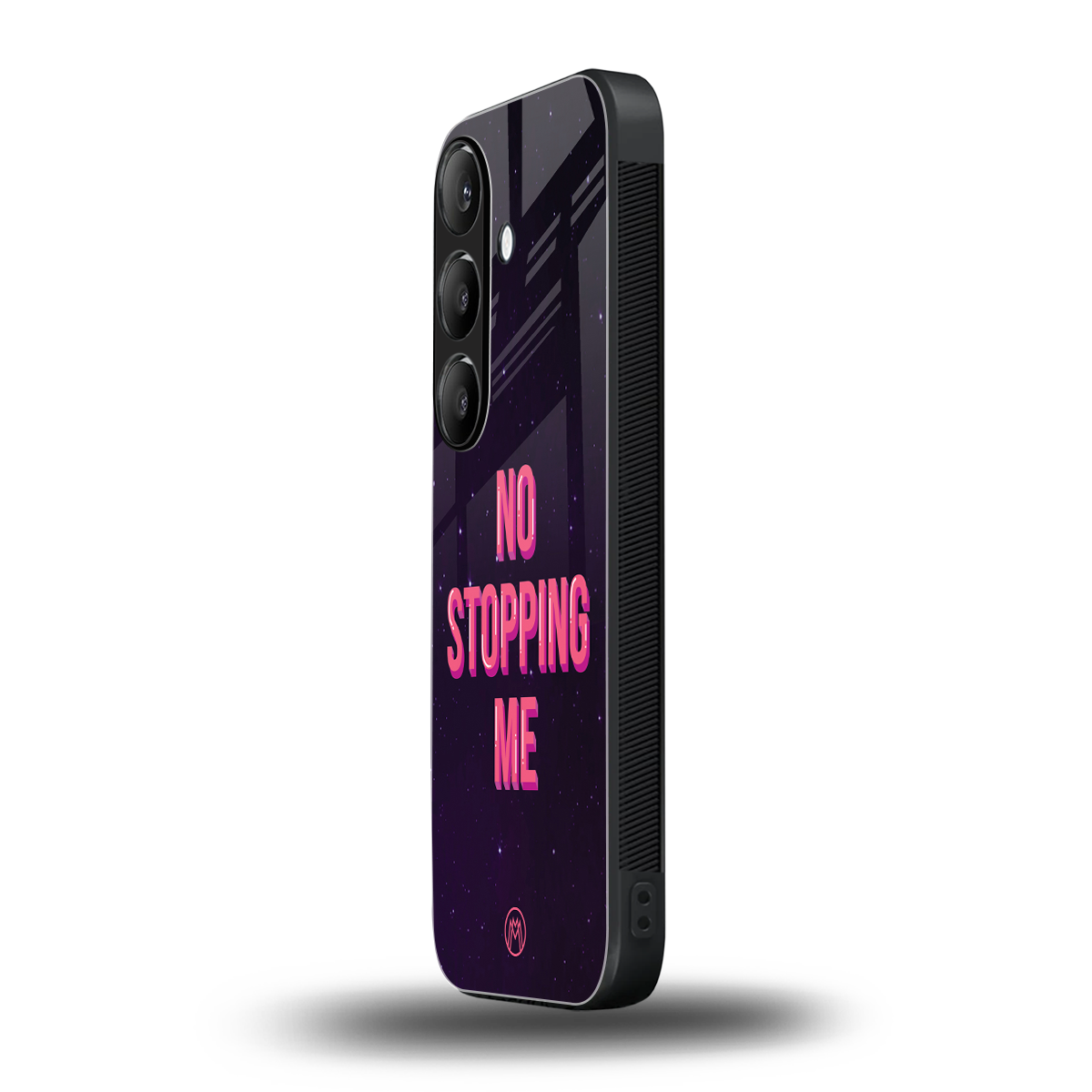 no stopping me back phone cover | glass case for samsung galaxy s25 plus