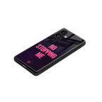 no stopping me back phone cover | glass case for samsung galaxy s23 plus