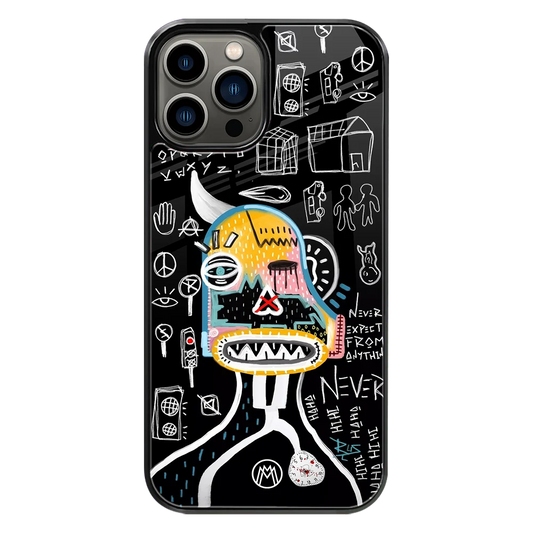 Premium Glass Back Mobile Phone Cover for iPhone, Samsung, OnePlus, Google Pixel, Redmi, Oppo, Vivo & Realme