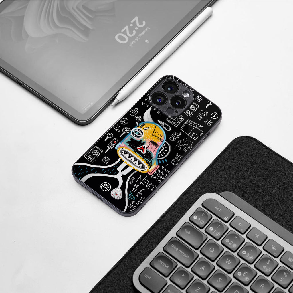 no expectations back phone cover | glass case for iphone 16