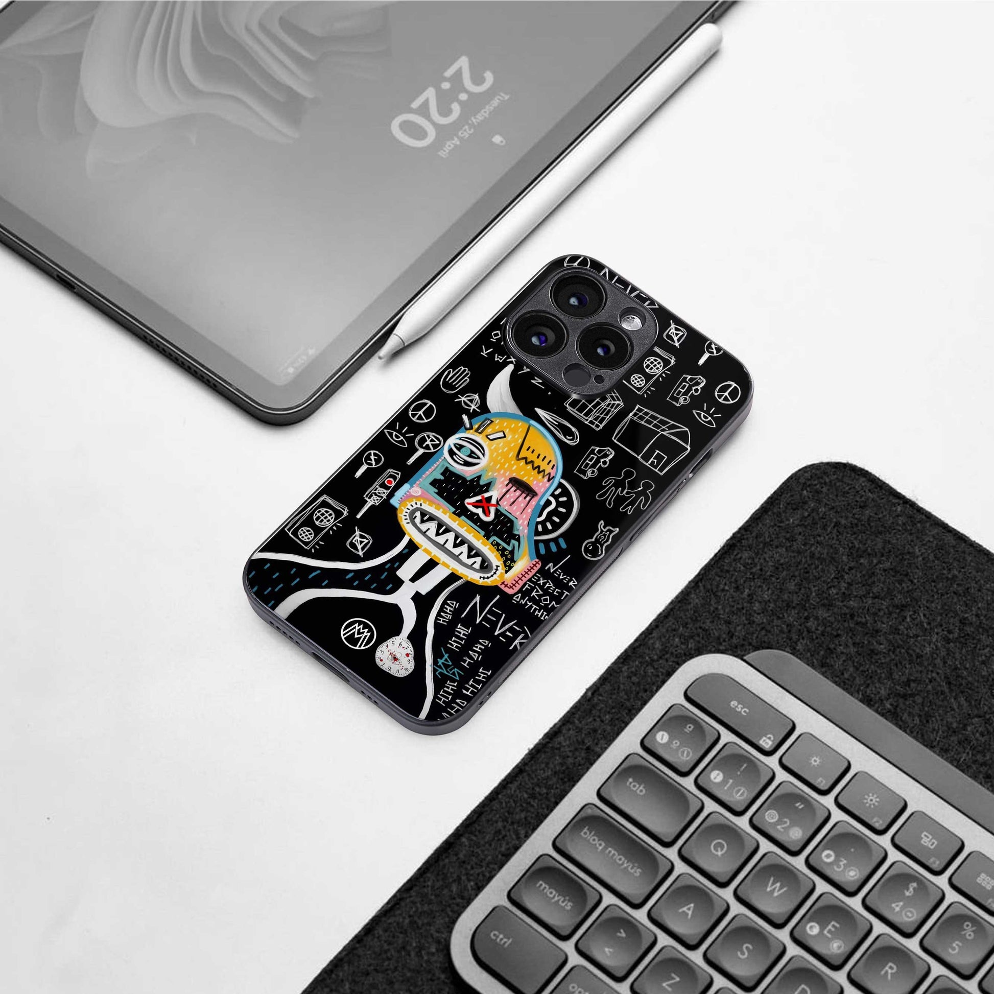 no expectations back phone cover | glass case for iphone 14 pro max