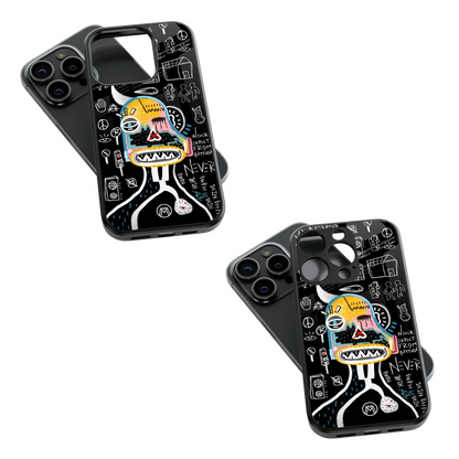 Trendy Glass Back Mobile Case for iPhone, Samsung, Redmi, OnePlus, Google Pixel, Motorola
