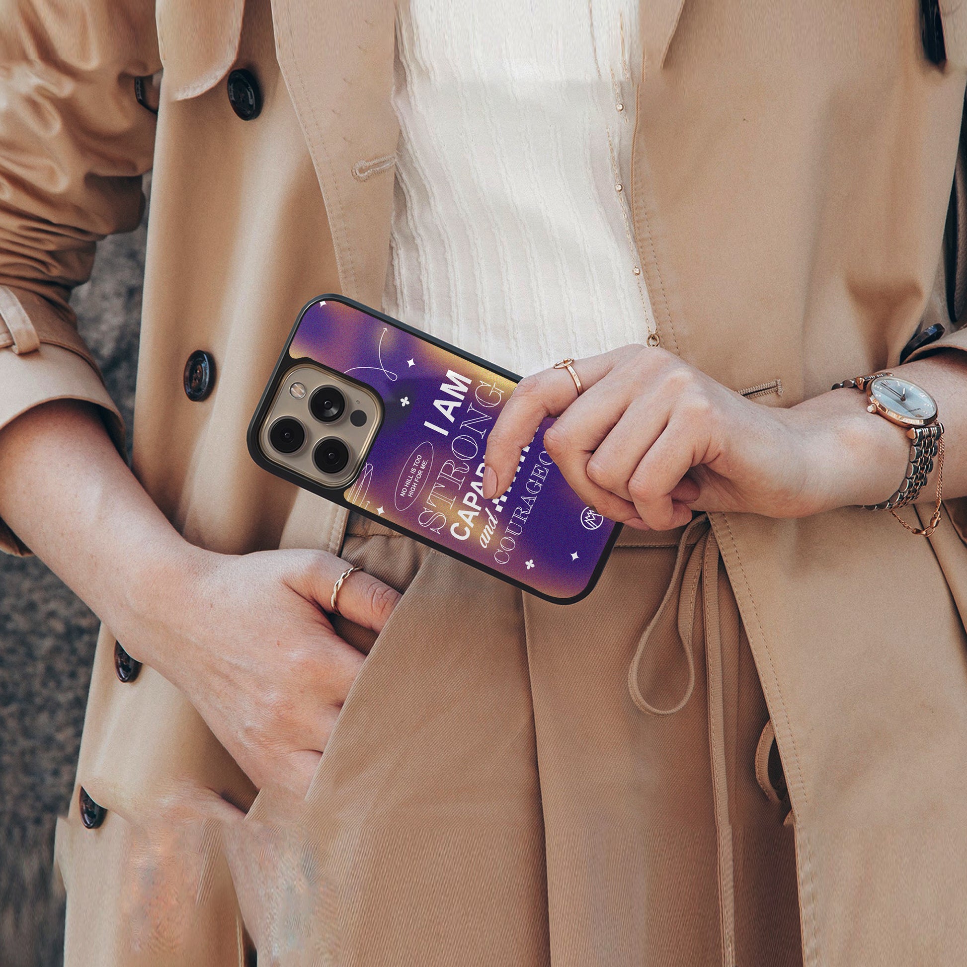 no limits back phone cover | glass case for iphone 16