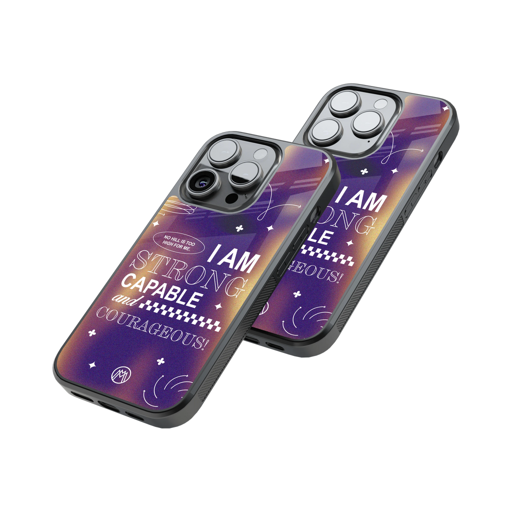 Protective Glass Back Phone Case Compatible with iPhone, Samsung, OnePlus, Pixel & More