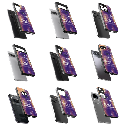Durable Glass Back Mobile Case for iPhone, Samsung, OnePlus, Google Pixel, Redmi, Vivo, Oppo