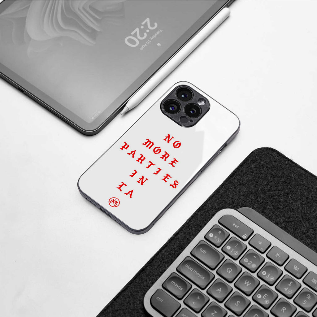 no more parties in la back phone cover | glass case for oneplus nord 3