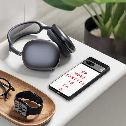 no more parties in la back phone cover | glass case for nothing phone 2