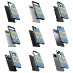 Durable Glass Back Mobile Case for iPhone, Samsung, OnePlus, Google Pixel, Redmi, Vivo, Oppo