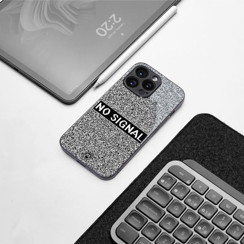 no signal back phone cover | glass case for iphone 15