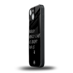 nobody likes us back phone cover | glass case for iphone 13 mini
