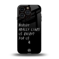 nobody likes us back phone cover | glass case for iphone 13 pro