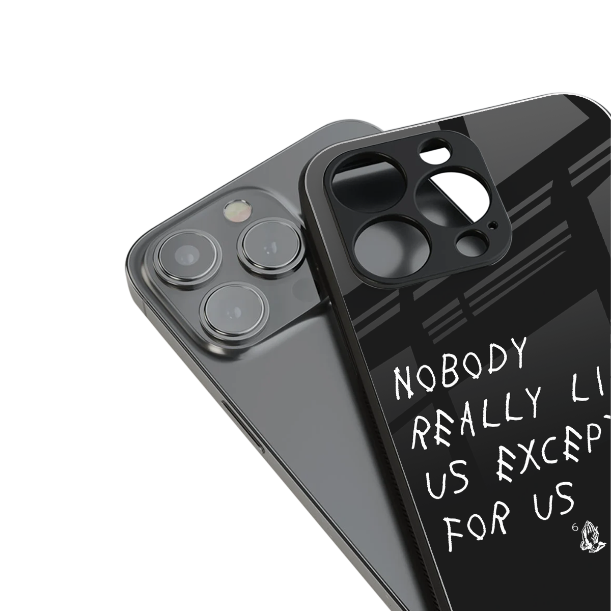 nobody likes us back phone cover | glass case for iphone 13 pro max