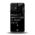 nobody likes us back phone cover | glass case for nothing phone 1