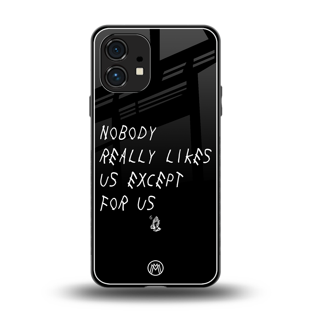 nobody likes us back phone cover | glass case for nothing phone 1