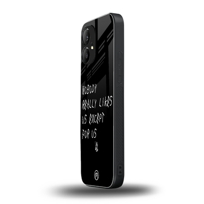 nobody likes us back phone cover | glass case for nothing phone 1