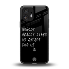 nobody likes us back phone cover | glass case for nothing phone 2
