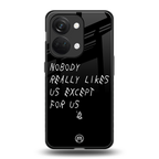 nobody likes us back phone cover | glass case for oneplus nord 3
