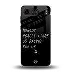 nobody likes us back phone cover | glass case for oneplus nord 4