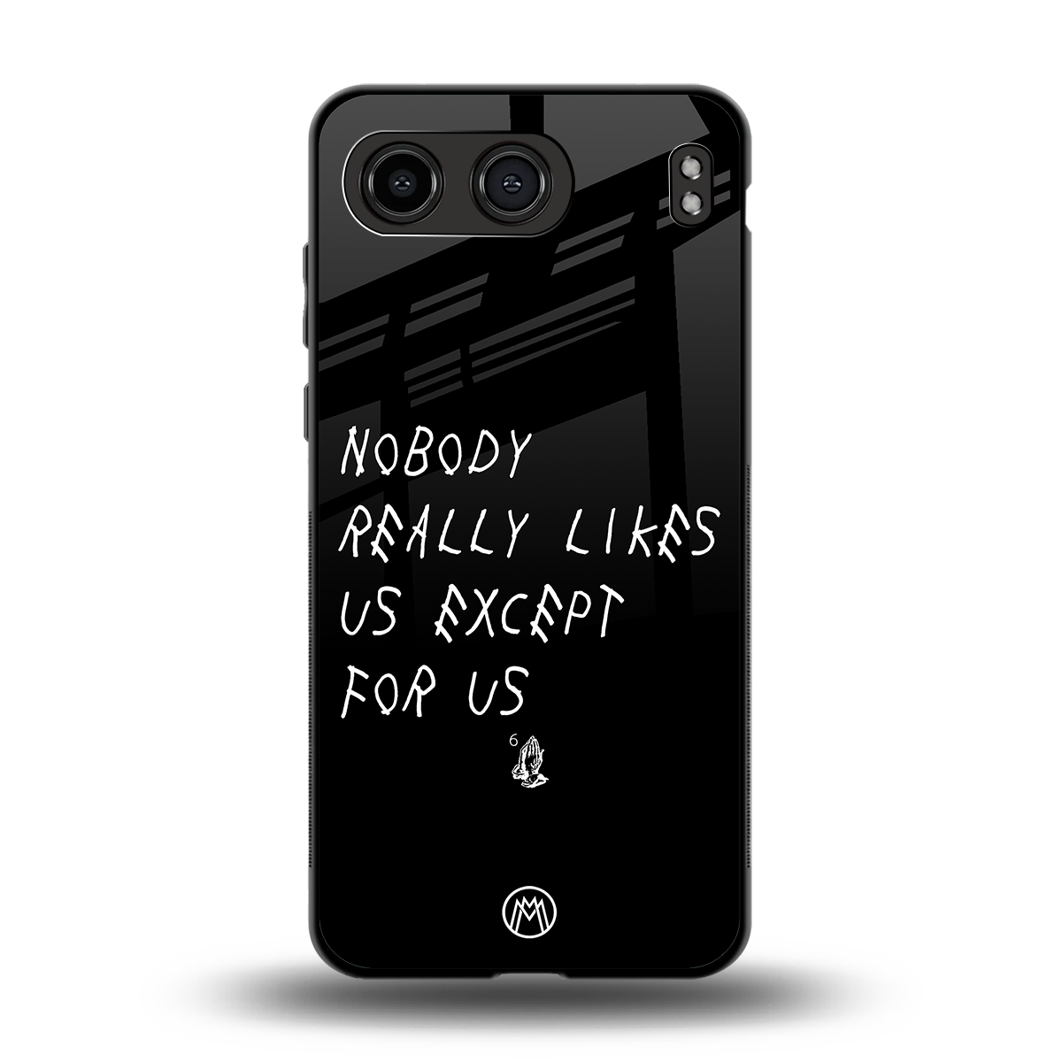 nobody likes us back phone cover | glass case for oneplus nord 4