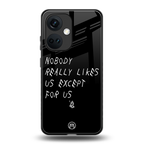 nobody likes us back phone cover | glass case for oneplus nord ce 3