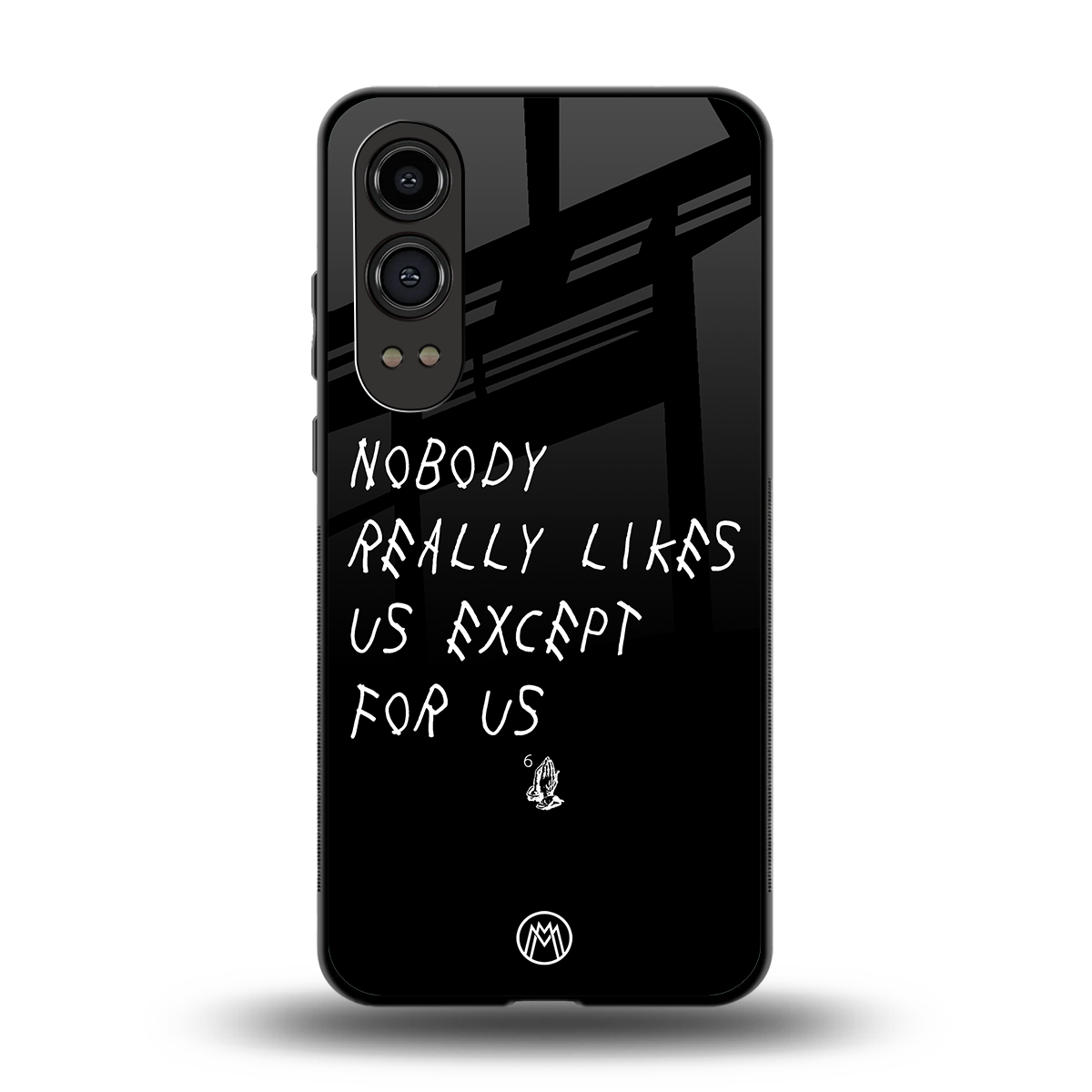 nobody likes us back phone cover | glass case for oneplus nord ce 4 lite