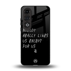 nobody likes us back phone cover | glass case for oneplus nord ce 4