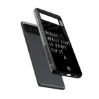 nobody likes us back phone cover | glass case for google pixel 6