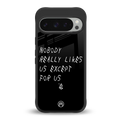 nobody likes us back phone cover | glass case for google pixel 9 pro