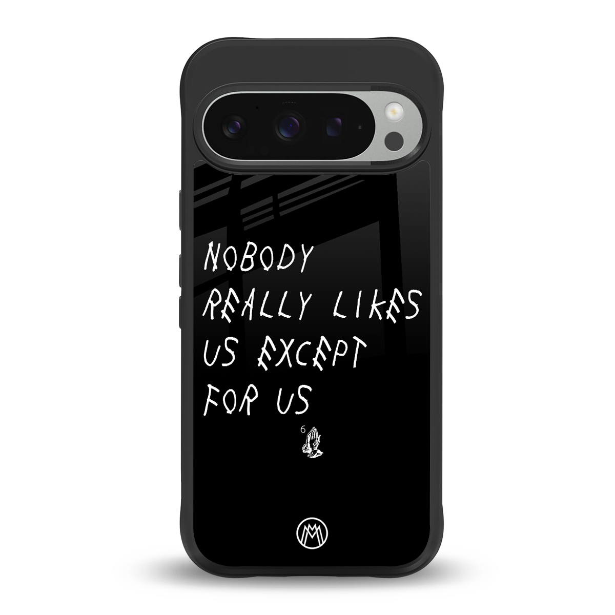 nobody likes us back phone cover | glass case for google pixel 9 pro xl