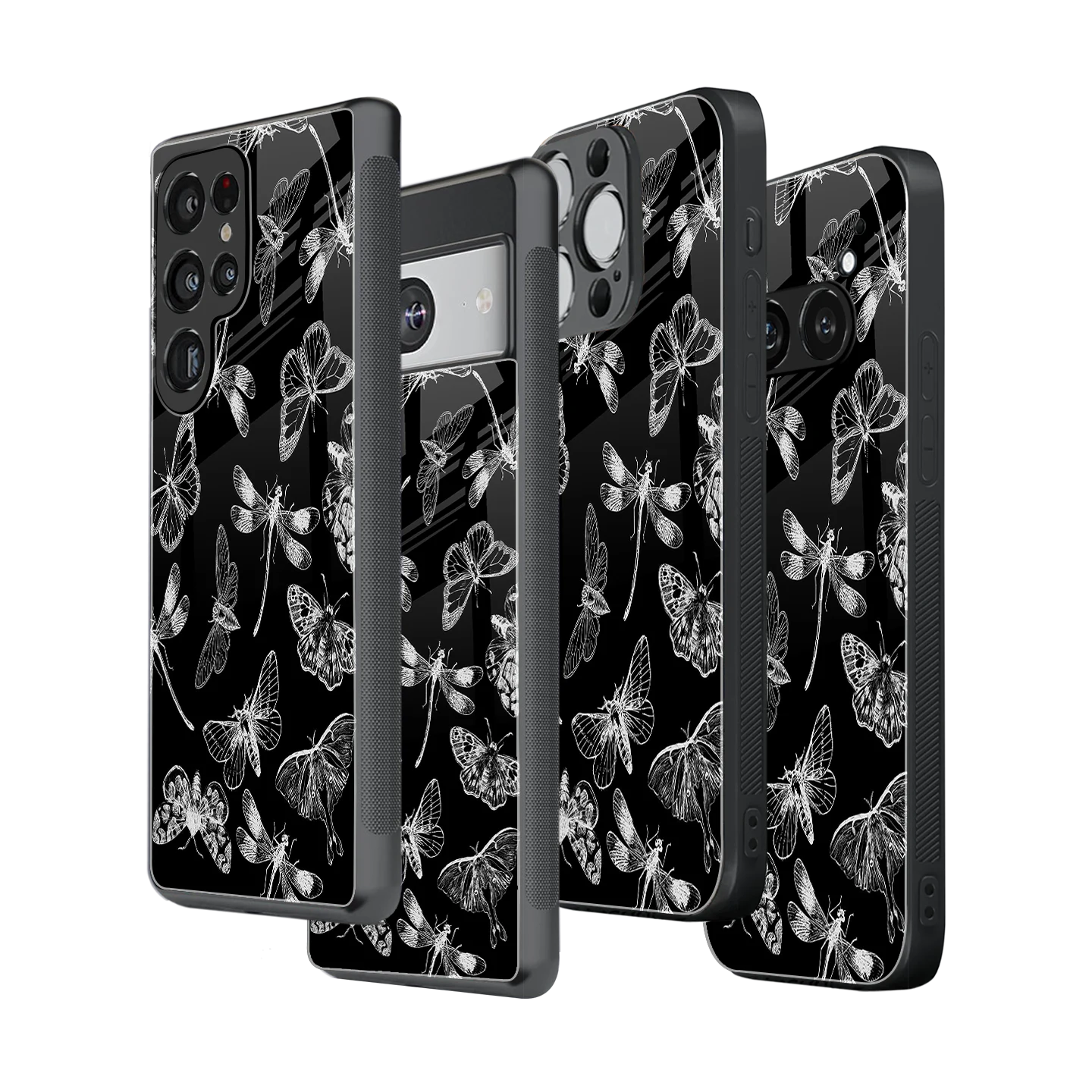 Stylish Glass Back Case for All Smartphones iPhone, Samsung, OnePlus, Pixel, Redmi, Oppo, Vivo, Motorola