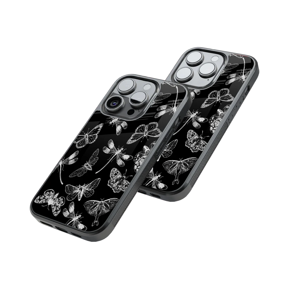 Protective Glass Back Phone Case Compatible with iPhone, Samsung, OnePlus, Pixel & More