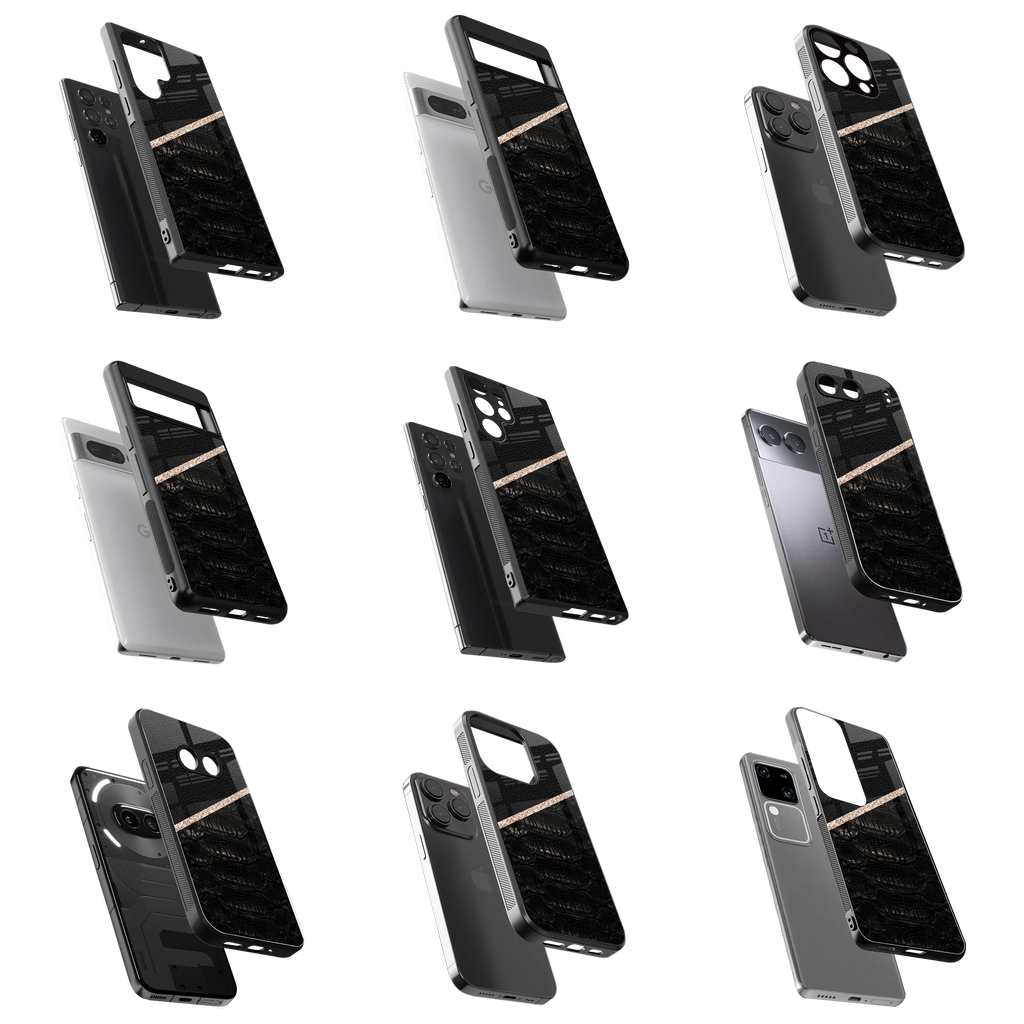 Durable Glass Back Mobile Case for iPhone, Samsung, OnePlus, Google Pixel, Redmi, Vivo, Oppo