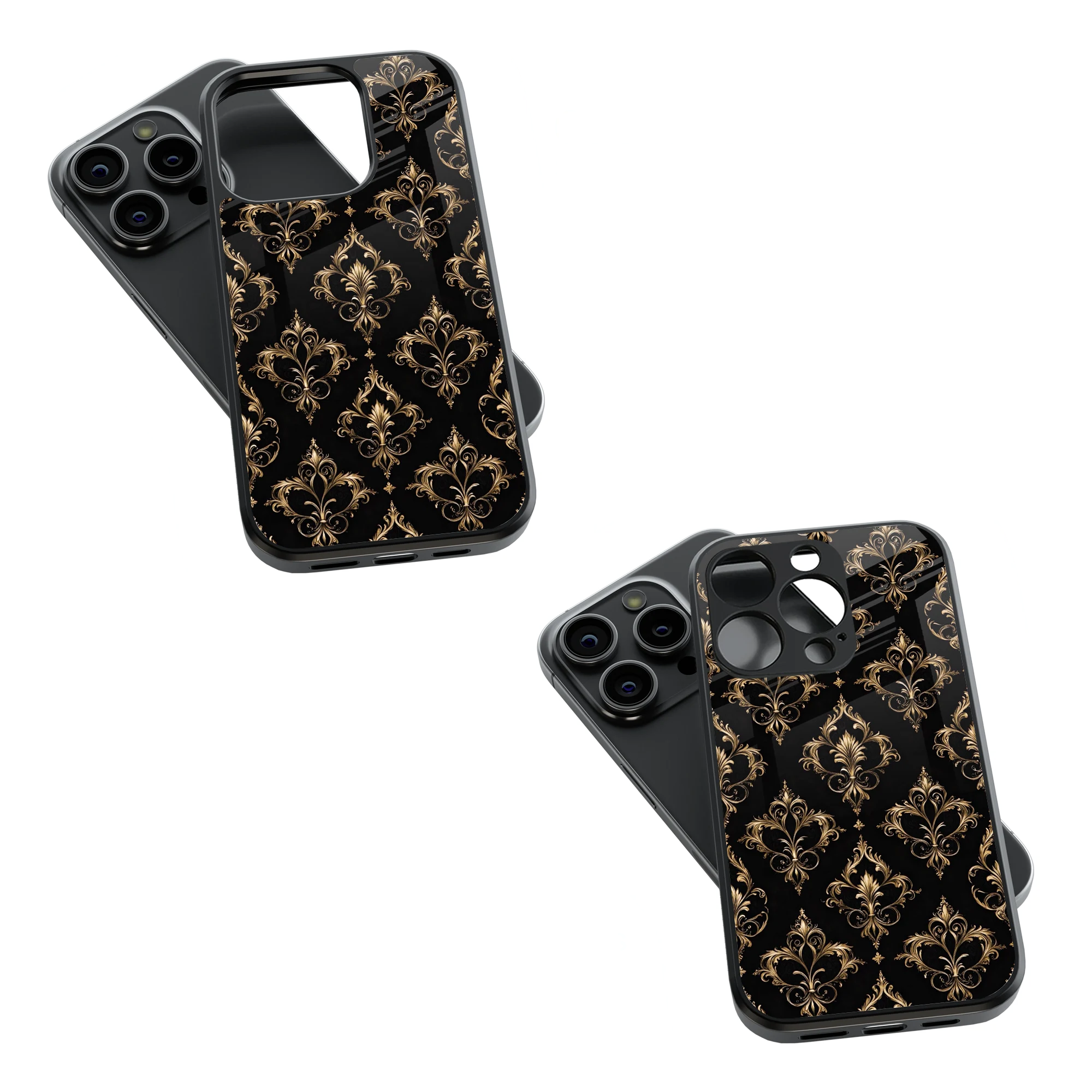 Trendy Glass Back Mobile Case for iPhone, Samsung, Redmi, OnePlus, Google Pixel, Motorola