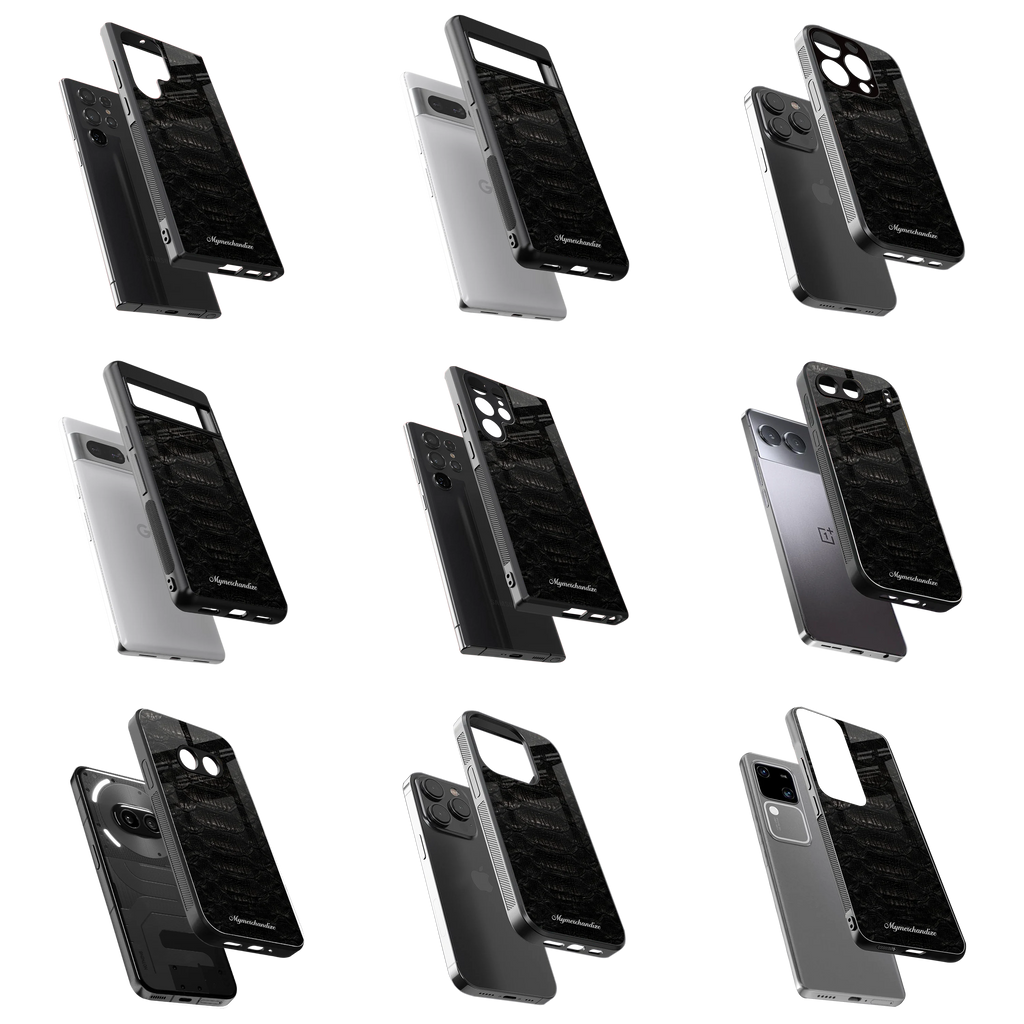 Durable Glass Back Mobile Case for iPhone, Samsung, OnePlus, Google Pixel, Redmi, Vivo, Oppo