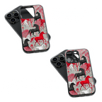 Trendy Glass Back Mobile Case for iPhone, Samsung, Redmi, OnePlus, Google Pixel, Motorola