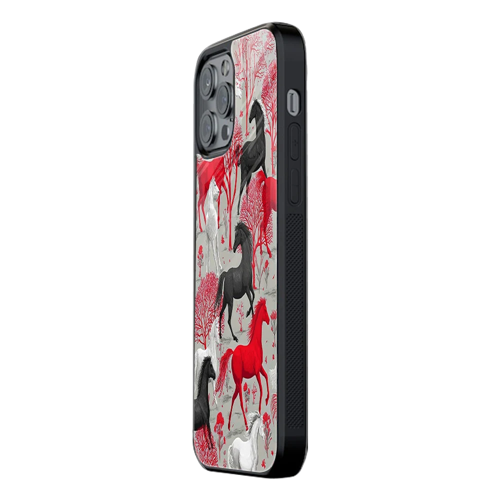 Slim Glass Back Phone Case for Multiple Brands iPhone, Samsung, Redmi, OnePlus, Oppo, Vivo