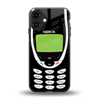 nokia 3310 vintage back phone cover | glass case for iphone 16 plus