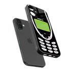 nokia 3310 vintage back phone cover | glass case for iphone 16 plus