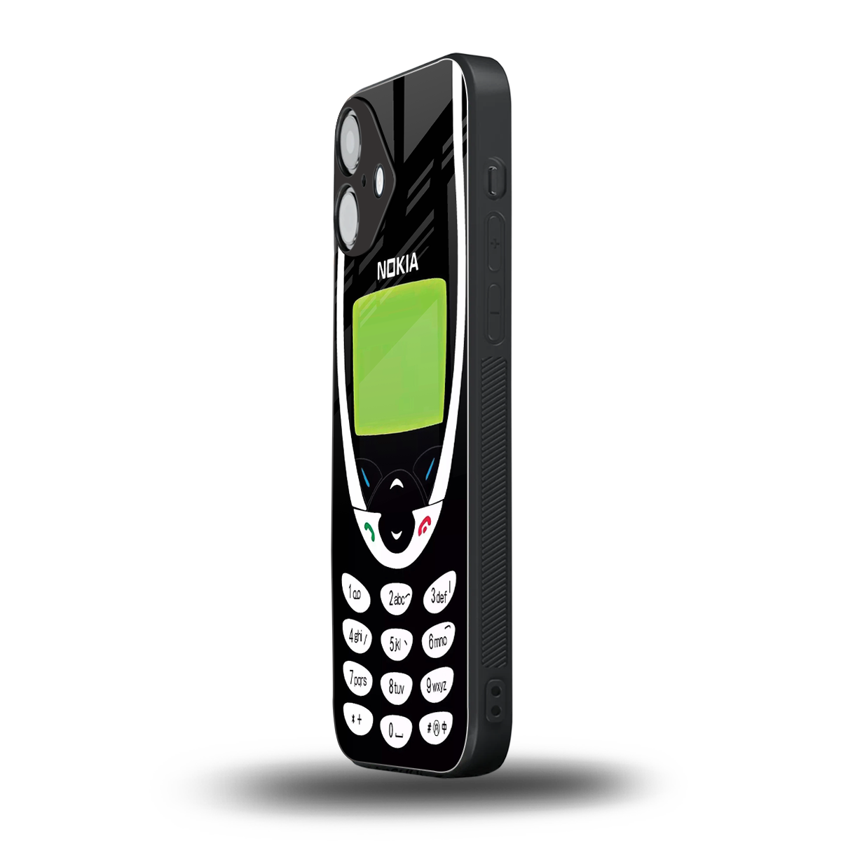 nokia 3310 vintage back phone cover | glass case for iphone 16 plus