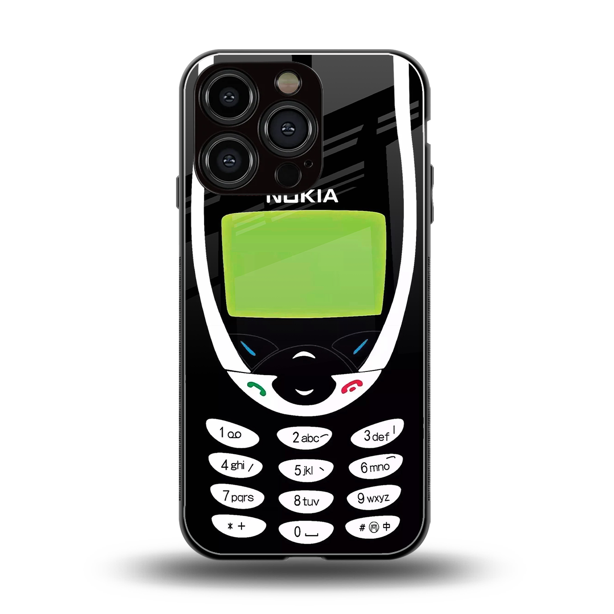 nokia 3310 vintage back phone cover | glass case for iphone 16 pro