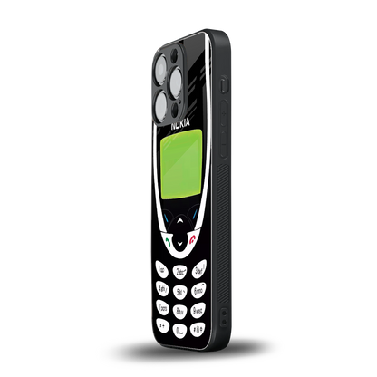 nokia 3310 vintage back phone cover | glass case for iphone 16 pro