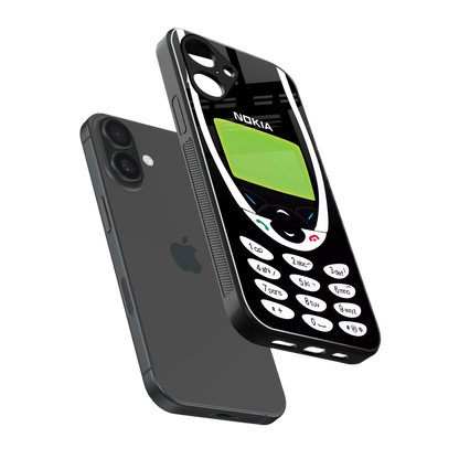 nokia 3310 vintage back phone cover | glass case for iphone 16