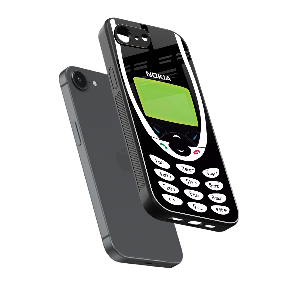 nokia 3310 vintage back phone cover | glass case for iphone 16e